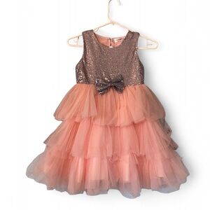 Elegant Sequin and Tulle Dress for Kids